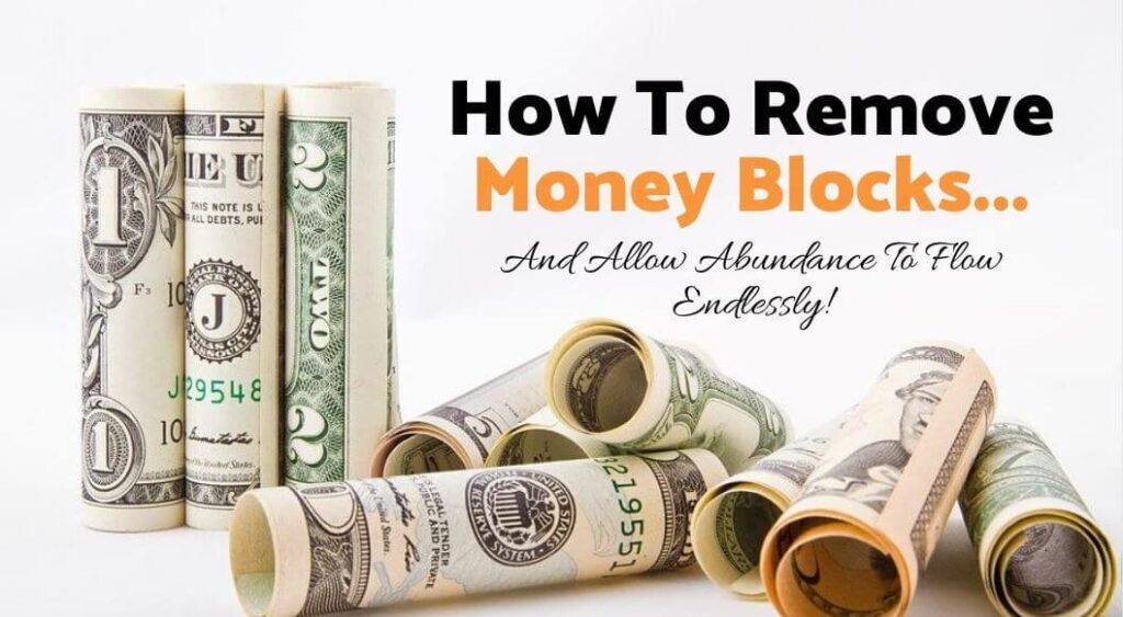 How to remove money blocks