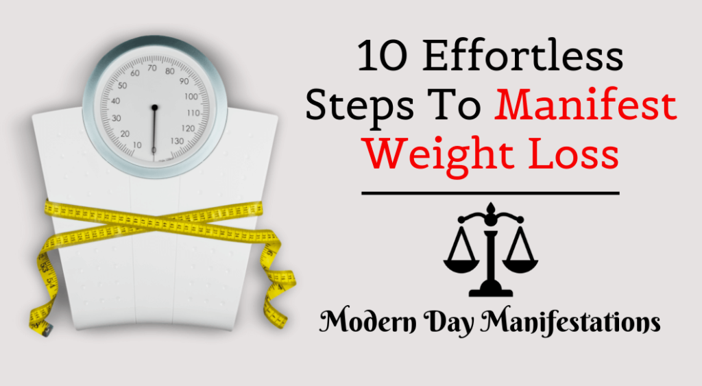 How To Manifest Weight Loss